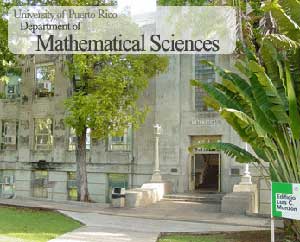 University of Puerto Rico, Department of Mathematical Sciences, Puerto Rico