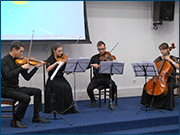 String quartet "Uno" of graduates of the Tchaikovsky Moscow State Conservatory